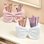 Bow Shape Ceramic Makeup brush Holder